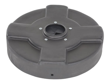 DRUM RECYC LID FLAP 30 GAL(CLOSED)BLACK